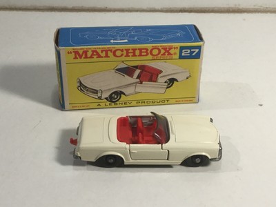 matchbox series no 27 mercedes 230sl