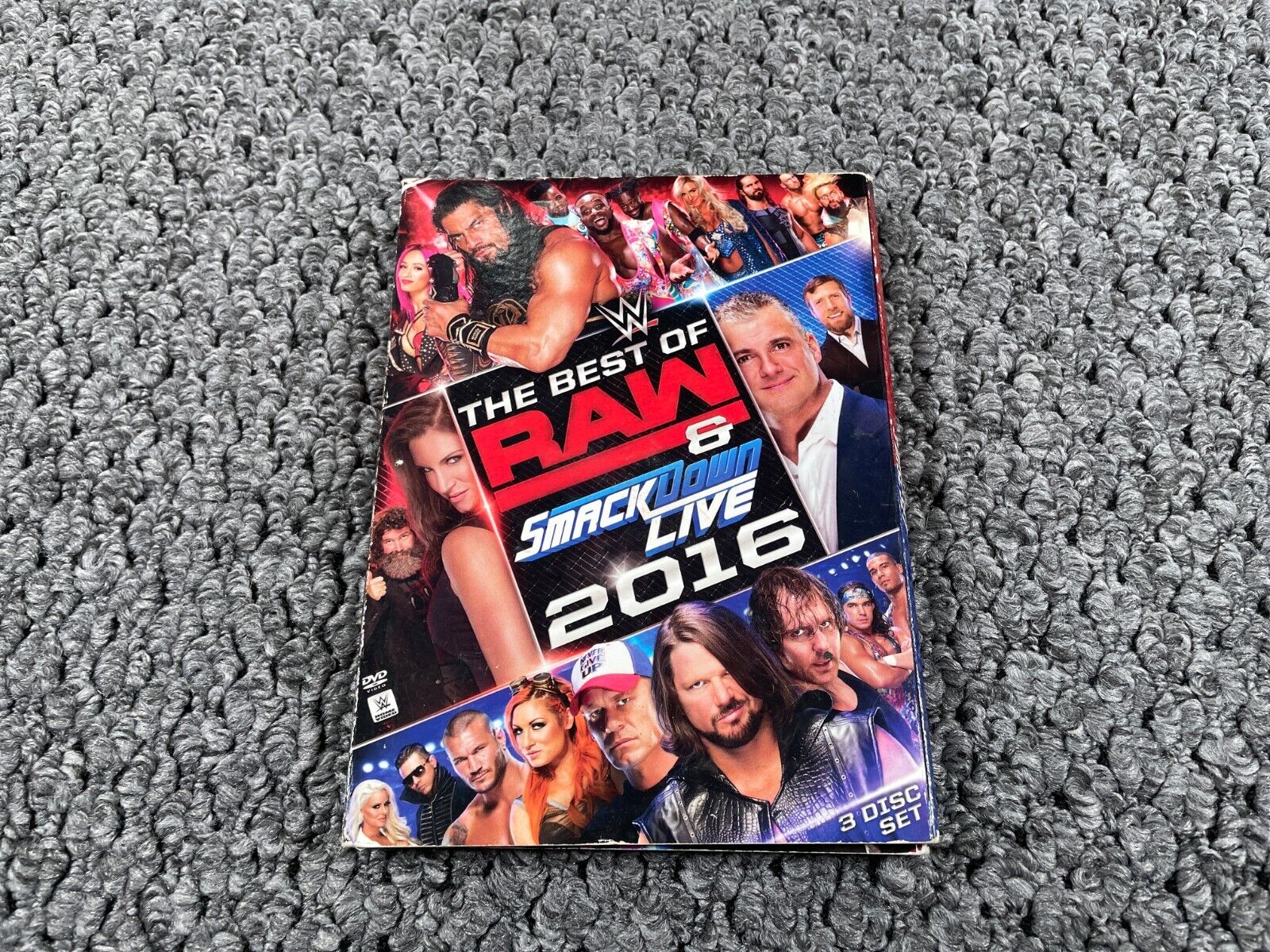 WWE Best of RAW & Smackdown Live 2016 DVD Set 3 Disc Box Set Wrestling WWE Best of RAW & Smackdown Live 2016 DVD Set 3 Disc Box Set Wrestling