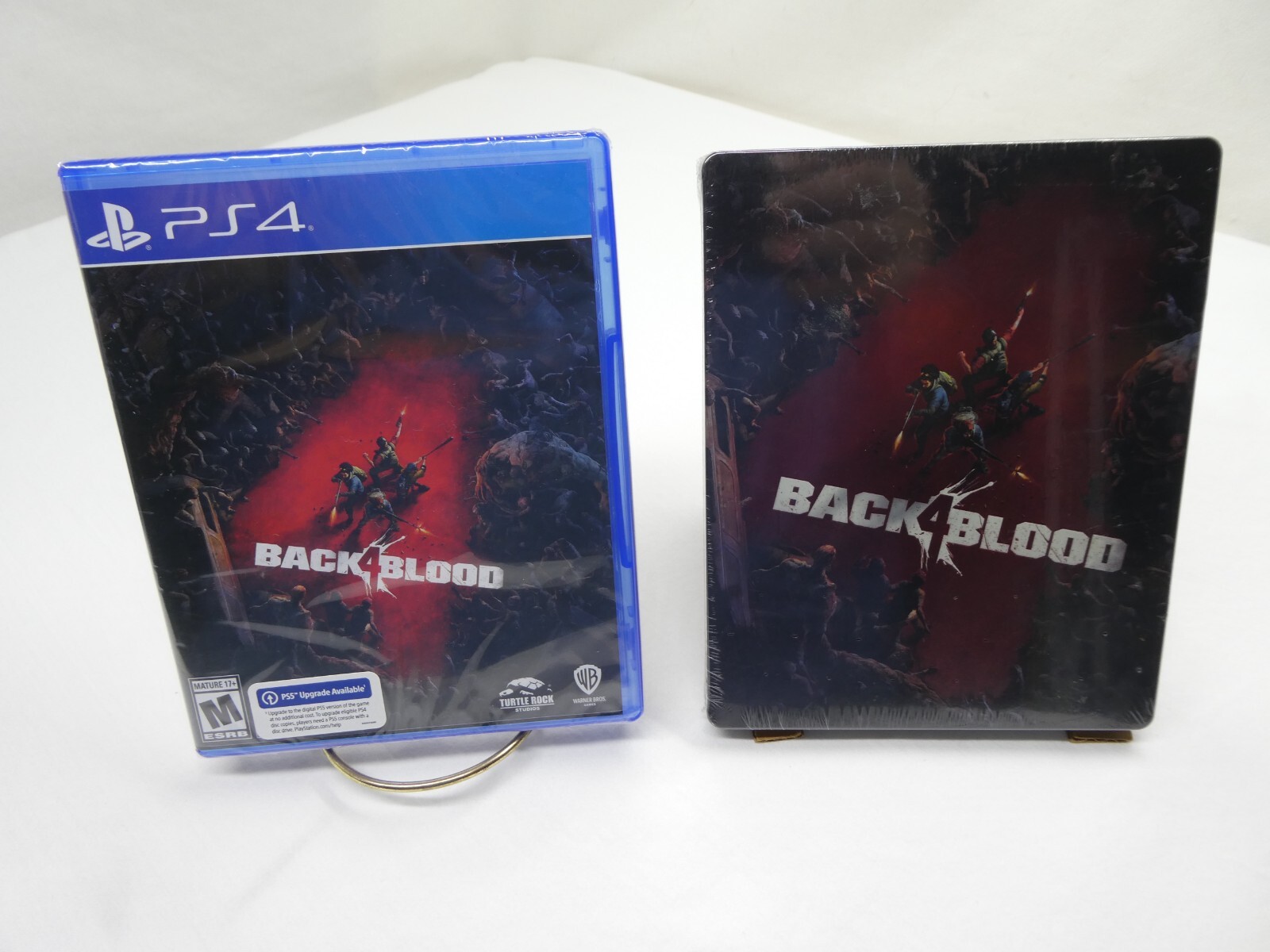 Back 4 Blood (Sony PlayStation 4, 2021) with steelbook