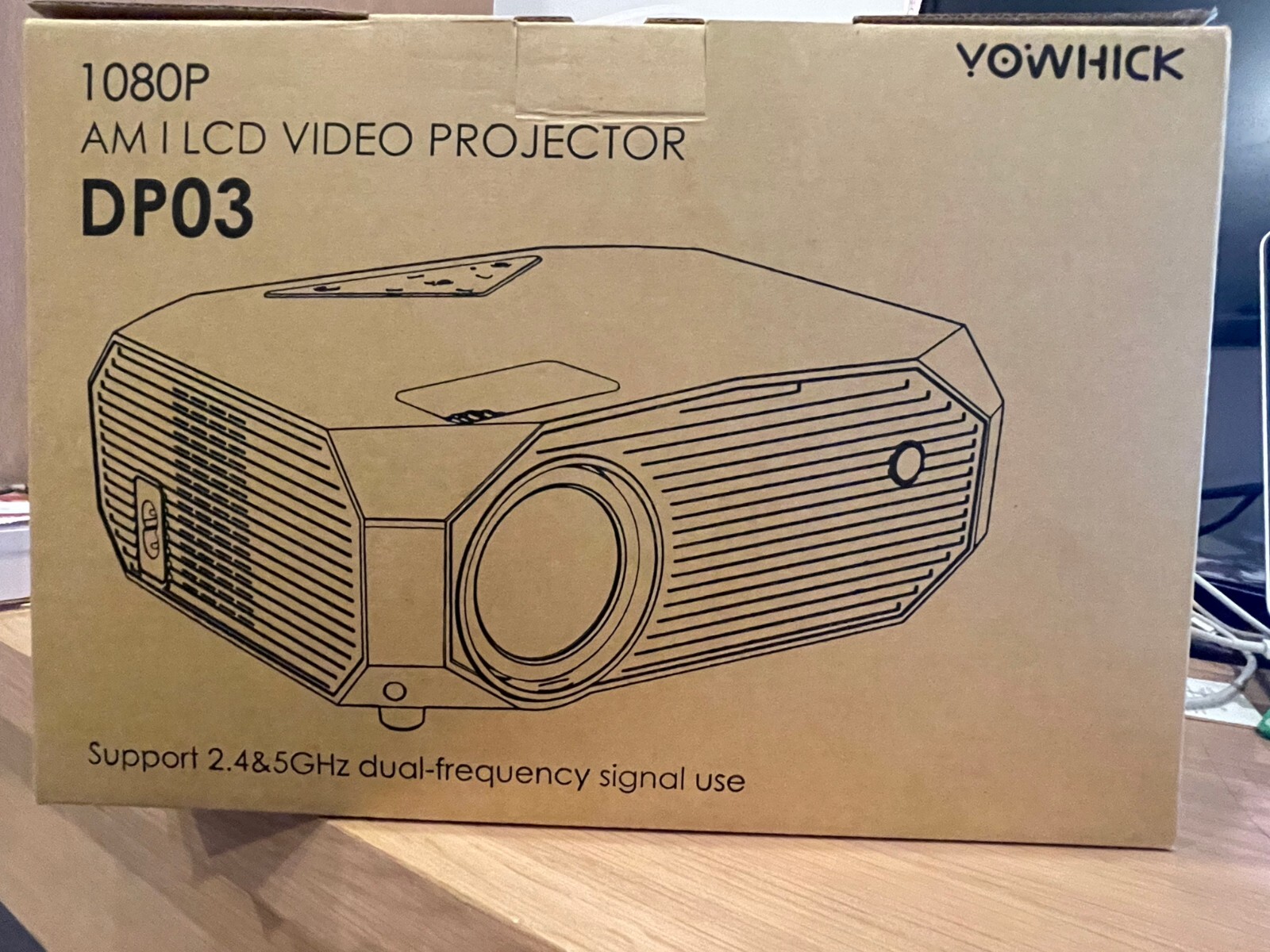 Yowhick プロジェクター　DP03 YOWHICK DP03 5G WiFi Projector Full HD 1080P Outdoor