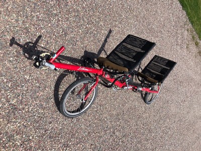 two seater recumbent bike