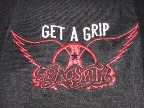 Aerosmith 1993 Vintage Original XL EMBROIDERED GET A GRIP Tour T-Shirt 