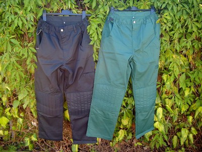 Arbeitshose Gartenhose mit Kniepolster schwarz grün Herren XL 56-58