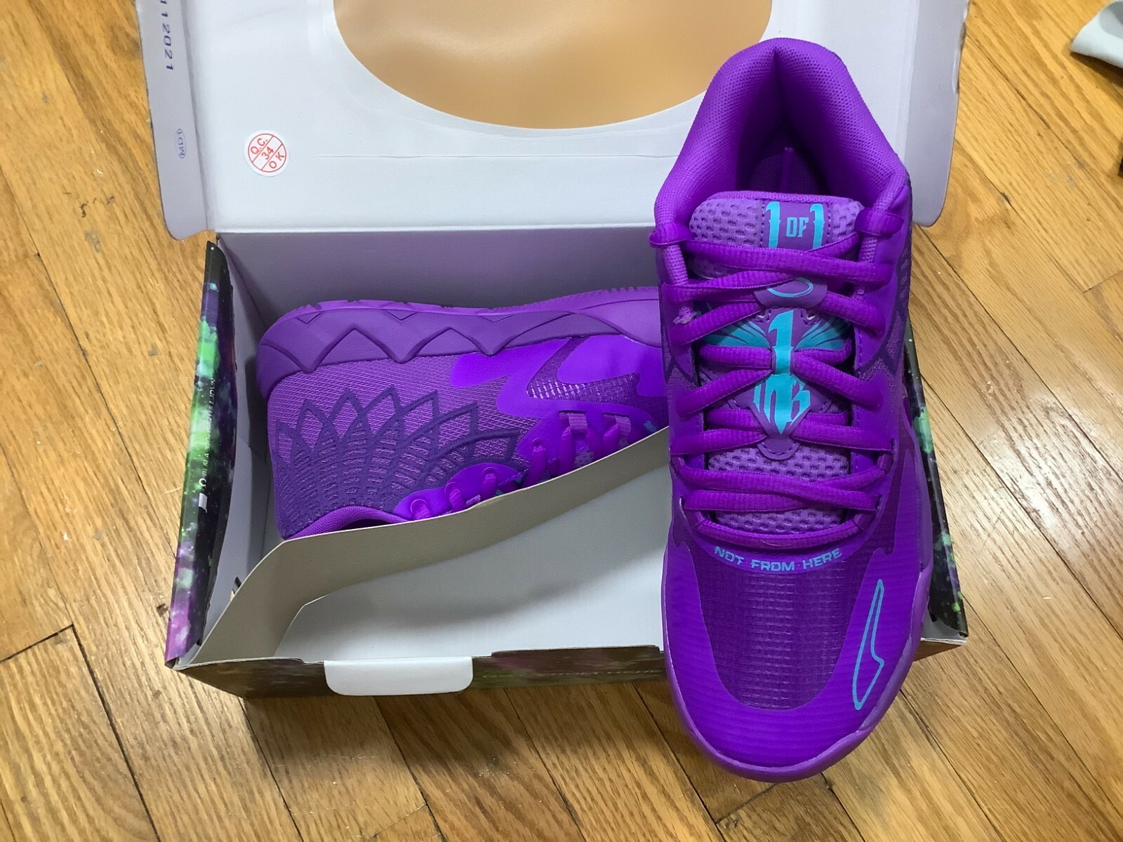 Pre-owned Puma Mb.01 Purple Queen City Lamelo Ball Boys Asg All Star Game 2022 376886-10