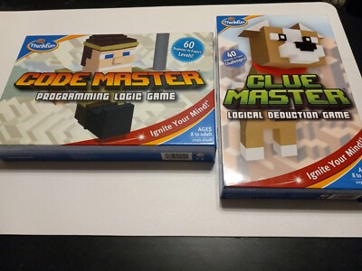 Think Fun Code Master And Clue Master Games New