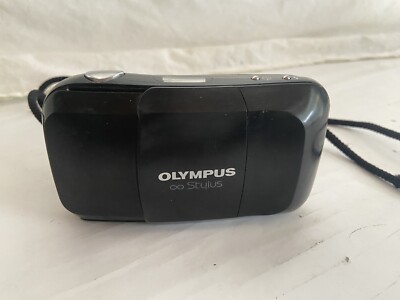 Olympus Infinity Stylus AF 35mm 1:3.5 Point & Shoot Film Camera Untested