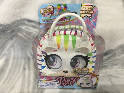 Purse Pets Micros, Roarin  Rainbow Tiger Stylish Small Purse 2022 NEW T17