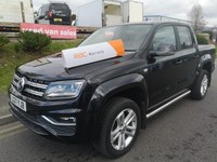 VW AMAROK DOUBLE CAB PICK UP TRUCK BLACK  HIGHLINE 3.0 V6 TDI  BMT 4M AUTO 50K