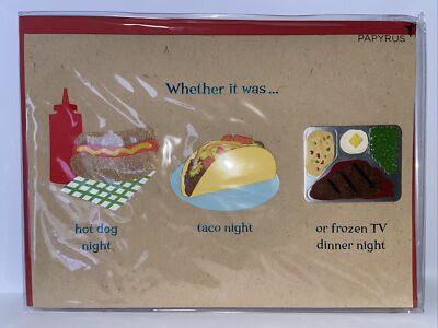 Papyrus Father s Day Greeting Card - Dinner Night