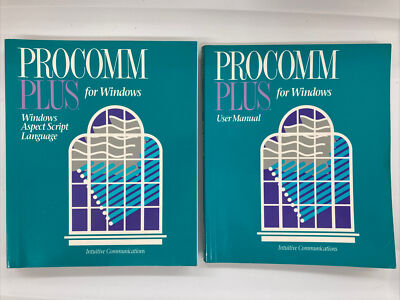 Vintage Procomm Plus 1992 Windows Aspect Script Language And User Manual C22C