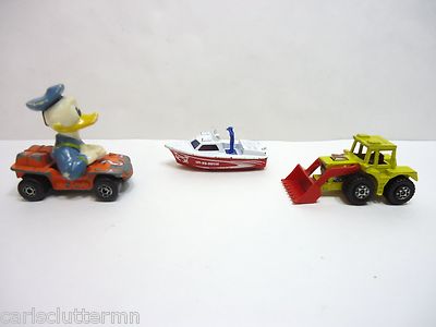 Vintage Lesney Matchbox Superfast & Disney Lot Citreon SM Blue Mercedes 450 SEL