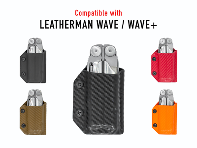Clip Carry Kydex Multitool Sheath fits Leatherman WAVE WAVE