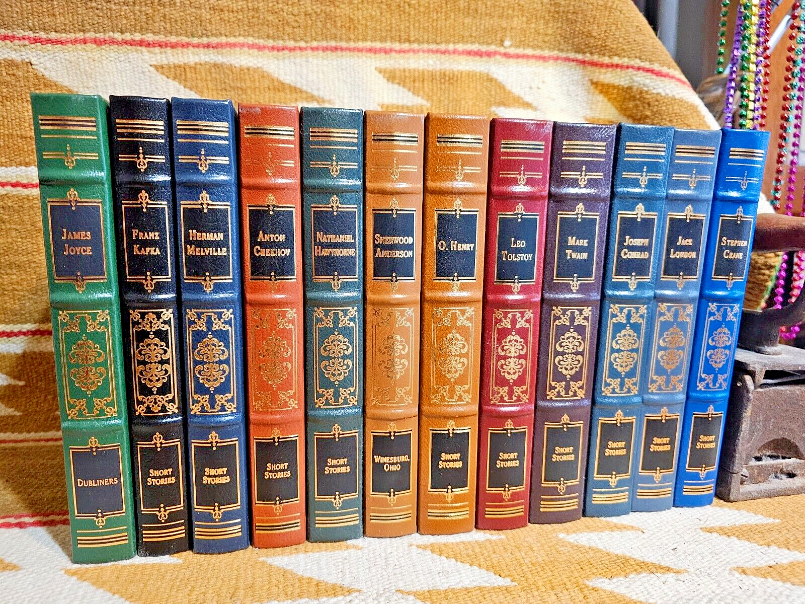 Easton Press Complete 12 Volume Set GREATEST SHORT STORIES Tolstoy