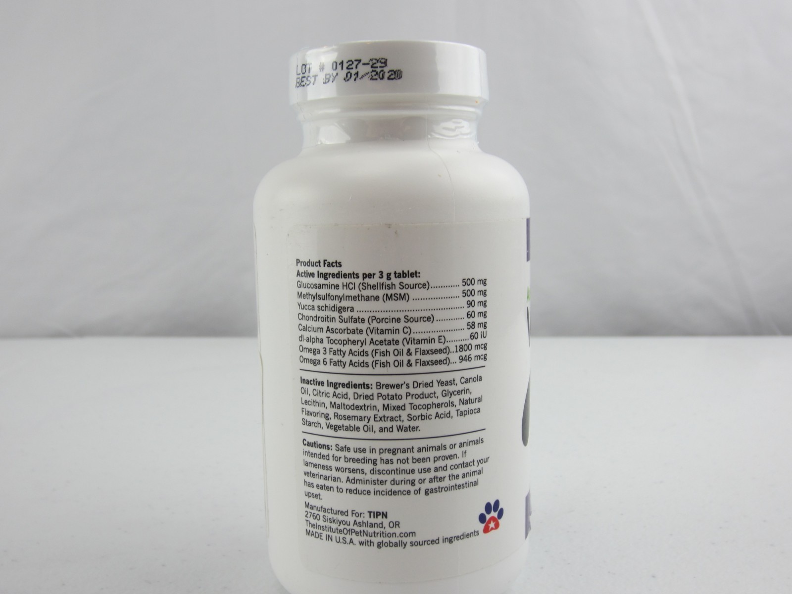 The Institute of Pet Nutrition  Vita Hip & Joint Support Chewable Advanced 1/20