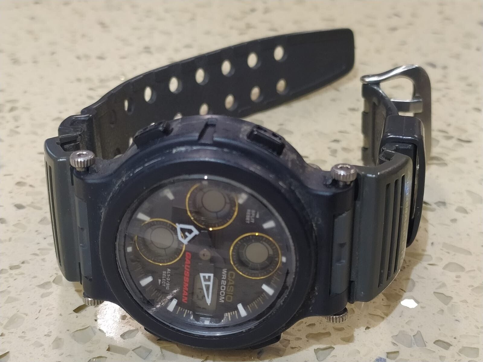 Vintage CASIO G-shock Gaussman AW-571 mod 1700 Japan Working Vintage CASIO G-shock Gaussman AW-571 mod 1700 Japan Working