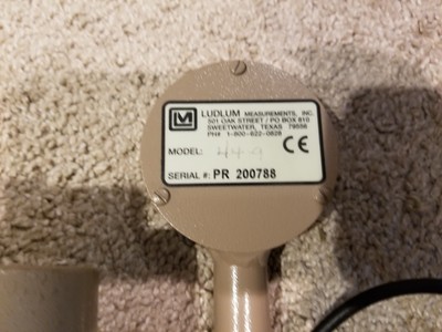 Ludlum Model 3 Geiger Counter with Pancake Probe Model 44-9