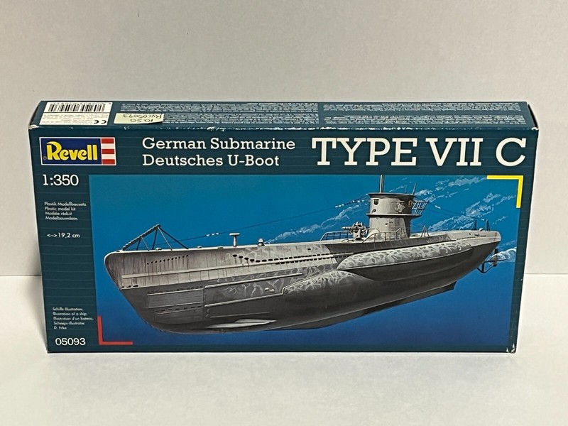 Revell German Submarine Deutsches U-Boot Type VII C 1:350 Model