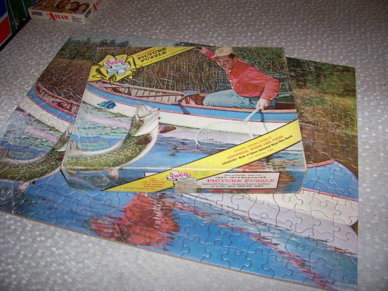 TUCO  PICTURE PUZZLE [TOO BIG FOR THE NET] FISHERMAN