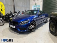 2017 Mercedes-Benz C Class C200 AMG Line Cabriolet 2dr Auto CONVERTIBLE Petrol A