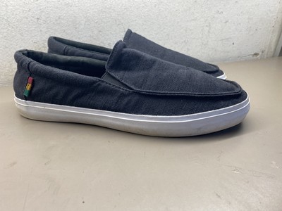 Men's Vans Surf Siders Black White 