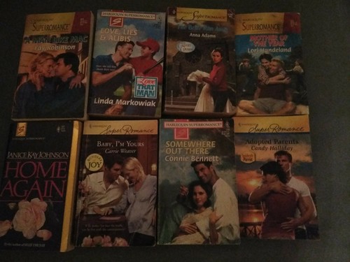 lot of 22 harlequin super romance paperback books various years