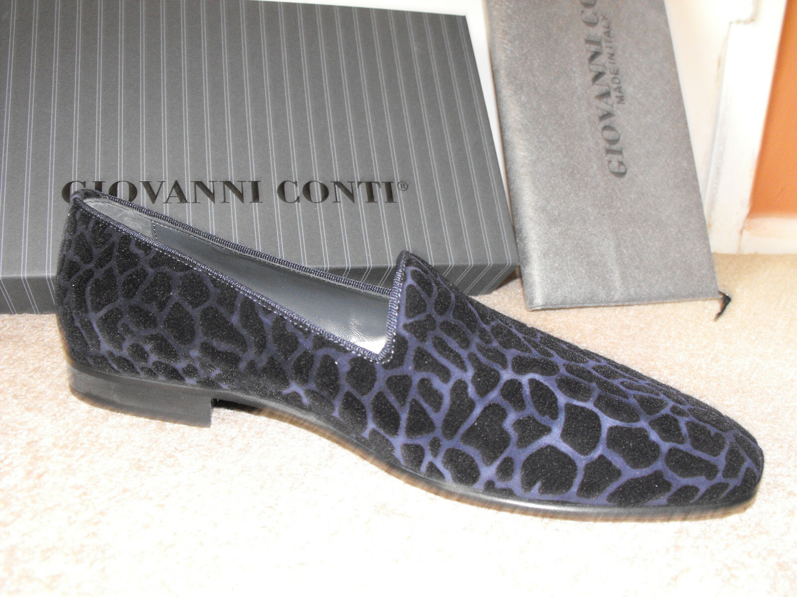 BNIB $695 GIOVANNI CONTI ITALY Blue 