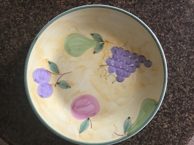 Caleca Italy FRUTTA Serving Platter 14''  hand painted. NEVER USED