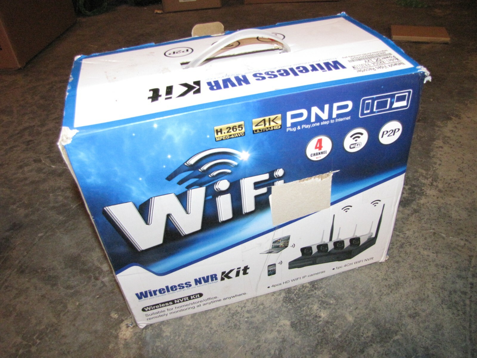 新品防犯カメラ　4CH Wireless NVR Kit Amazon.com : 4CH Home Security Camera System, Wireless WiFi