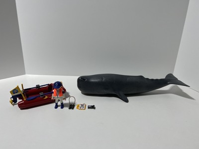 Playmobil 4489 Boxed Research Boat With Sperm Whale 100 Playmobil 4489 Boxed Research Boat With Sperm Whale 100