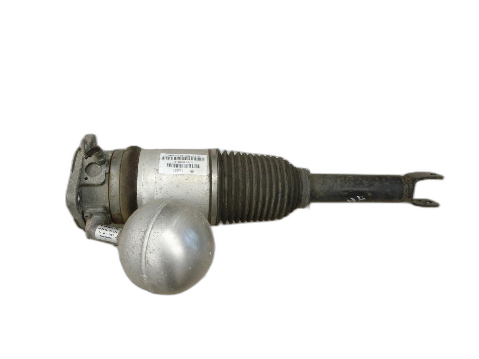 VW Phaeton 3D 01-07 Kurz Stossdämpfer Federbein Hinten Links für Luftfahrwerk  - Bild 1