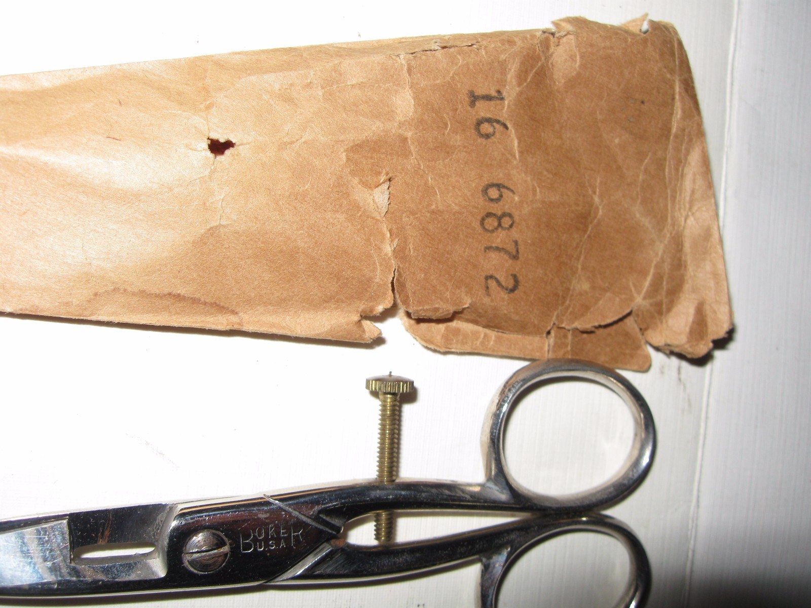 Vintage Boker Scissors screw adjustable