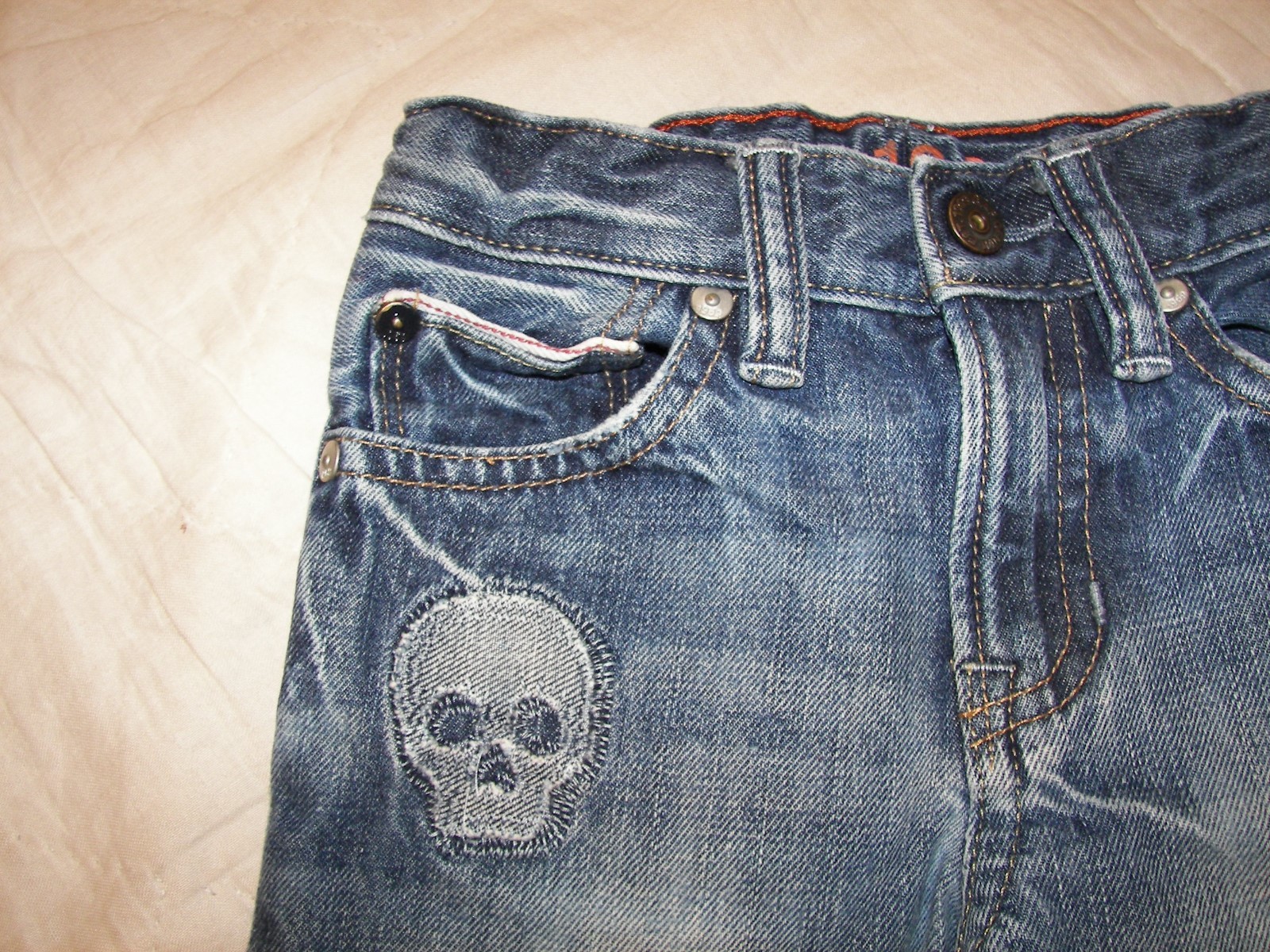 Baby Gap 1969 Jeans with Skull Applique - Original Fit - Size 2 Years