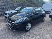 2016 Peugeot 208 1.2 PureTech 82 Active 3dr in black  HATCHBACK Petrol Manual