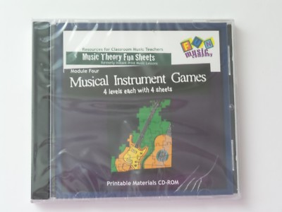 Musical Instrument Games Module Four 4 (Music Theory Fun Sheets)