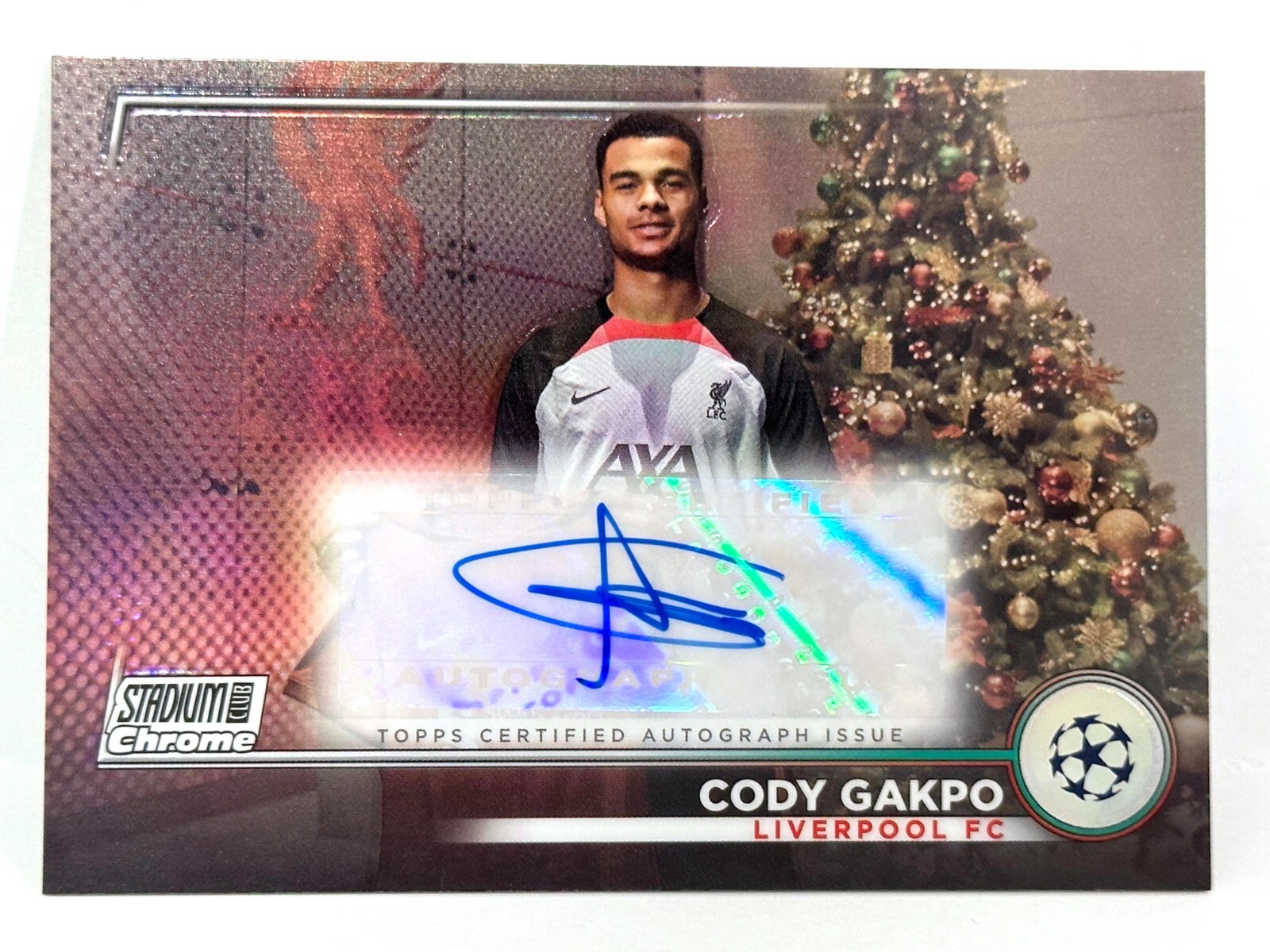 22-23 Topps Merlin CODY GAKPO 直筆サインカード 2022-23 Topps Merlin UEFA Autograph Auto Card : Cody Gakpo