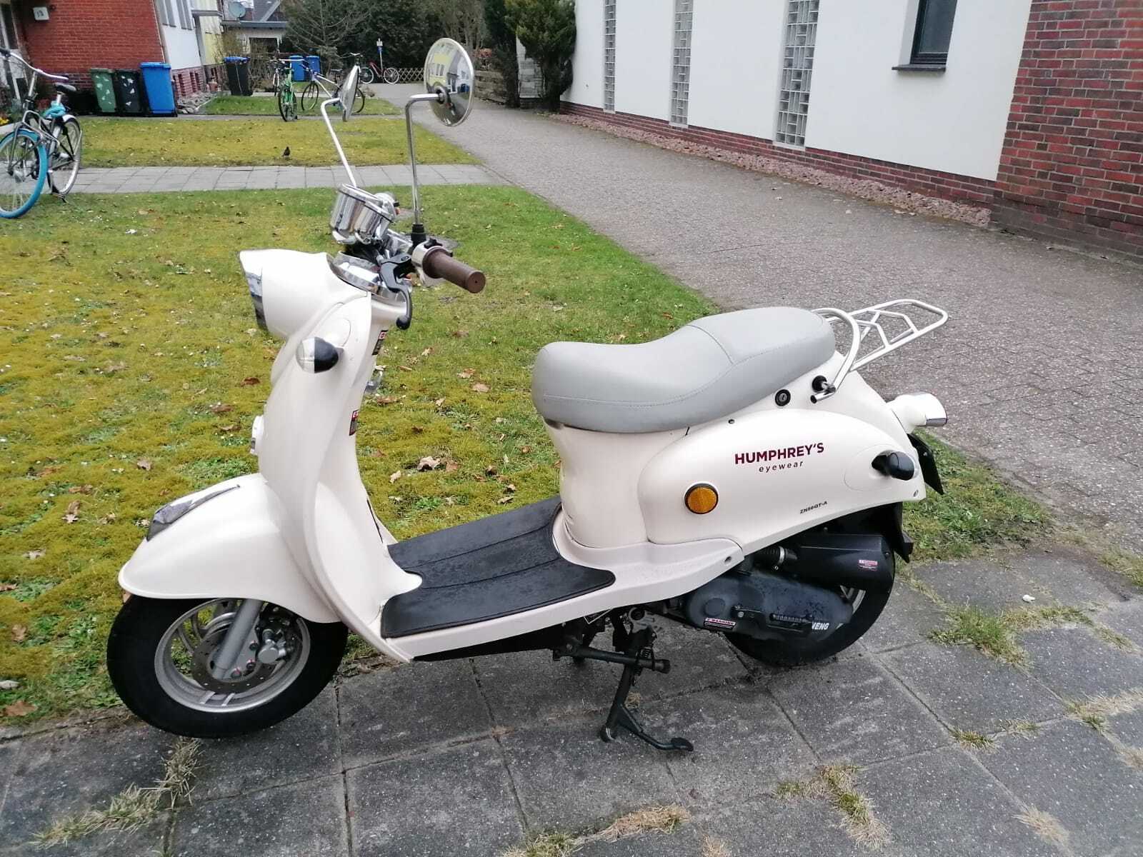 Retro Roller 45km/h, 4Takter, 50ccm, ähnl. Vespa, ehemalig Ausstellungsstück