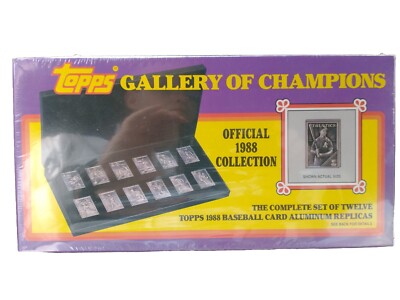 Topps Gallery of Champions Factory Sealed Aluminum Official 1988 Collection VTG