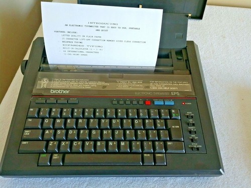 1987 Brother EP5 on the Typewriter Database