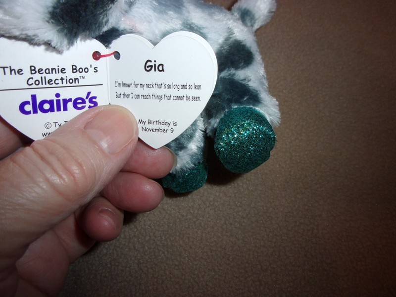 gia giraffe beanie boo