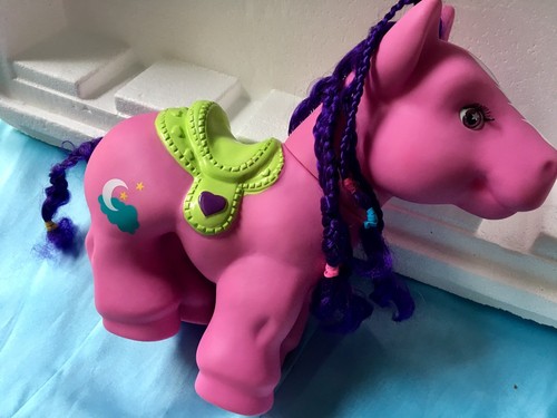 Large Bright My Little Pony With Hair Plats