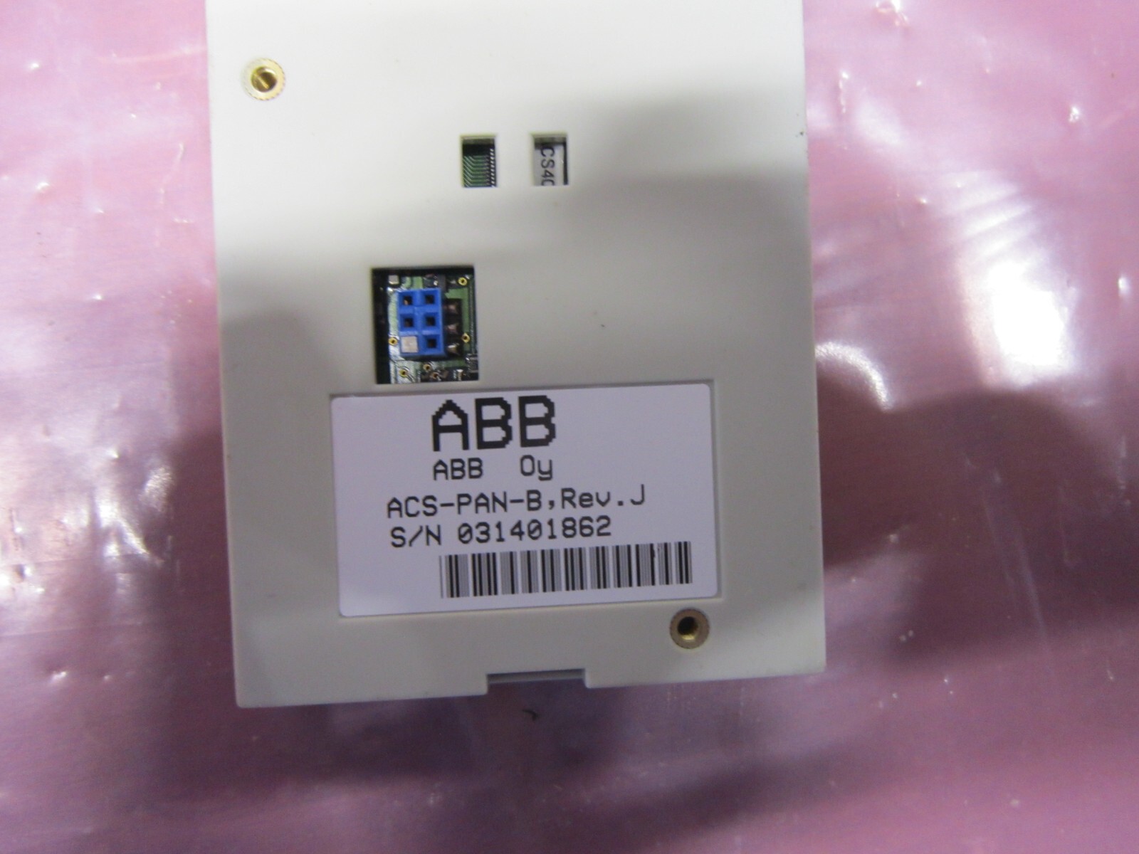 ACS-PAN-B Rev. J - ABB Keypad Display