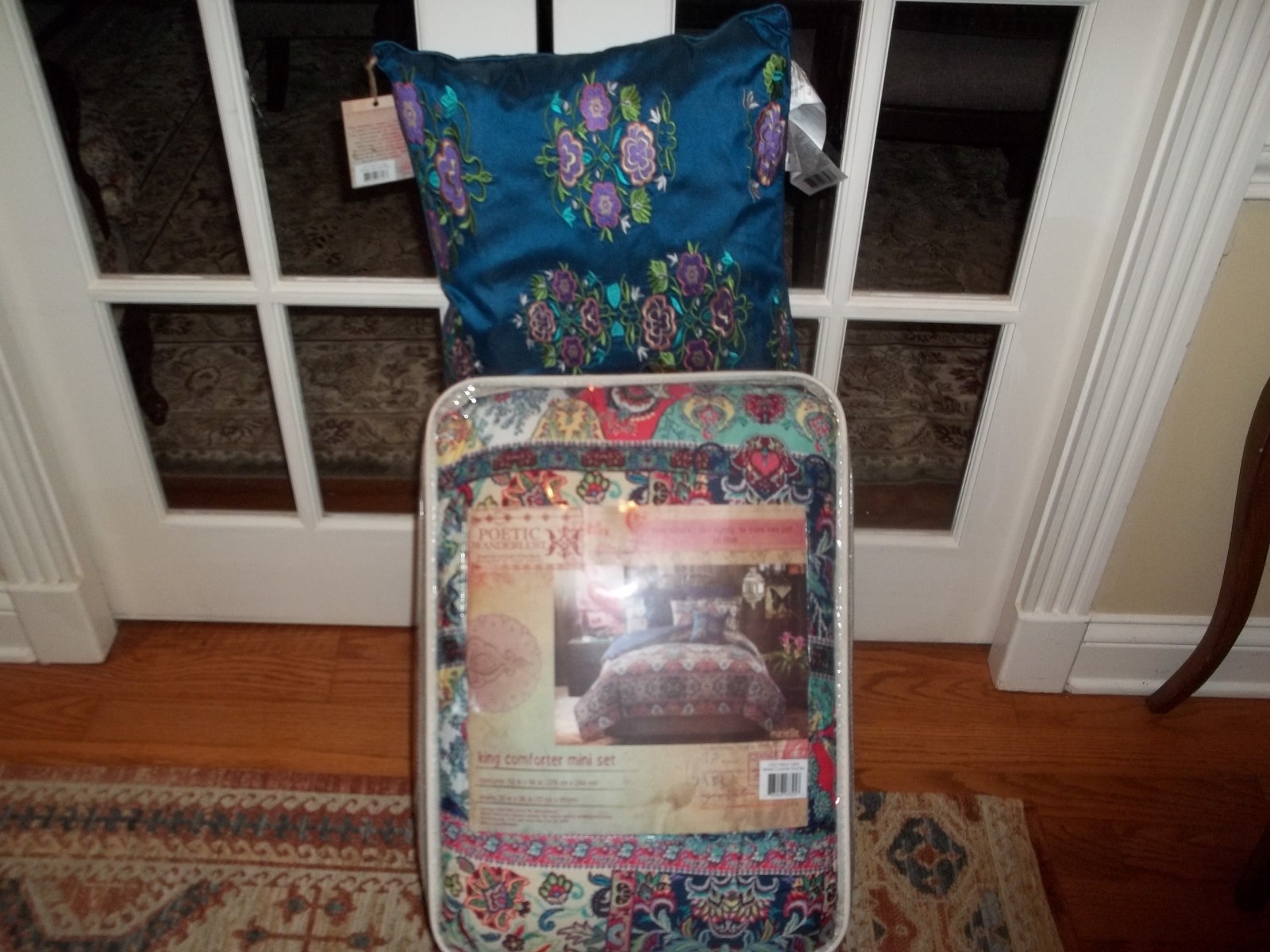 NIP Tracy Porter Poetic Wanderslust Mirielle Floral Multi King Comforter Set