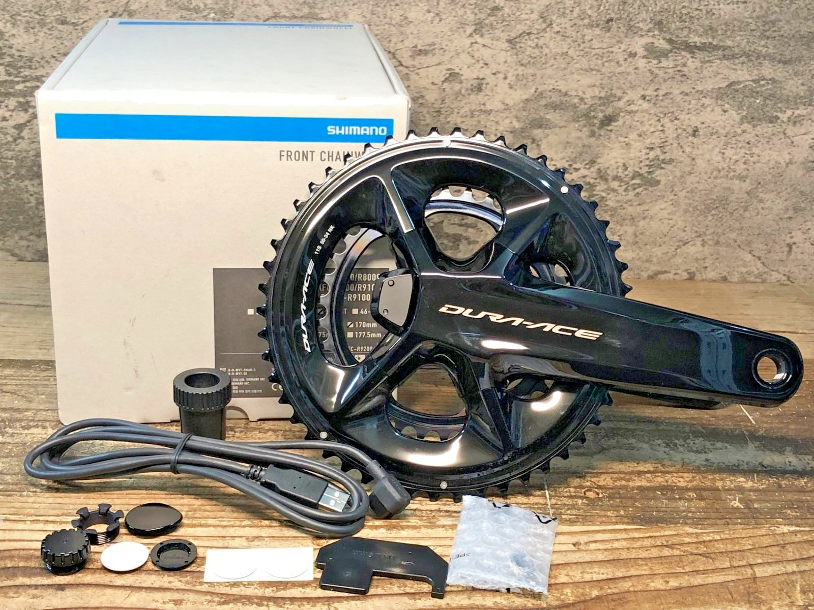 シマノ SHIMANO DURA-ACE FC-R9200-PX 170mm Shimano Dura-Ace FC-R9200-PX 11S 170mm 50-34T Dual Sided