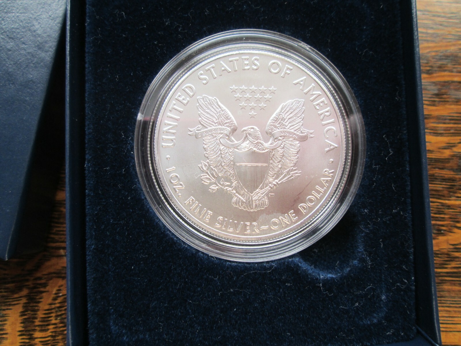 2016 American Silver Eagle Coin 1 Oz BU Silver Coin in Box/Capsule