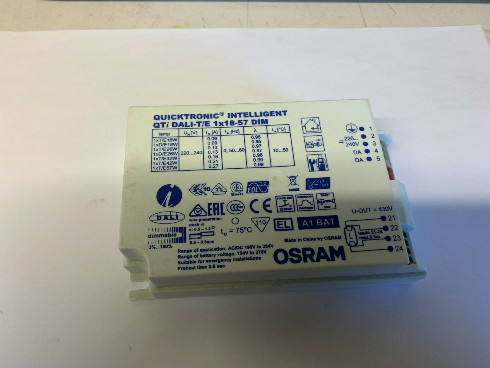 Osram quicktronic. Osram quicktronic