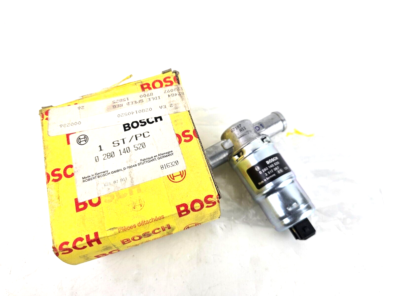 NOS Bosch Idle Control Valve ICV Volvo 240 260 740 760 780 NOS Bosch Idle Control Valve ICV Volvo 240 260 740 760 780