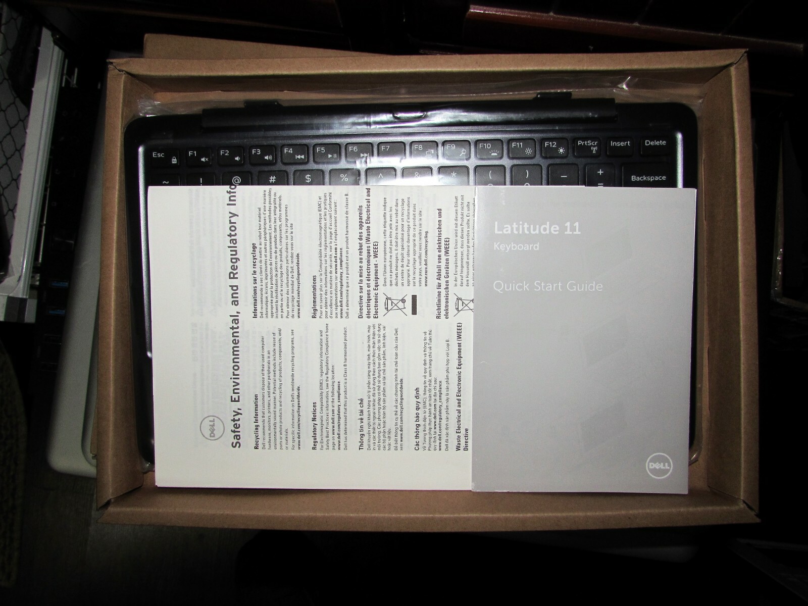 Genuine Dell DELL KEYBOARD DOCK LATITUDE 11 KBK12M-BK-US