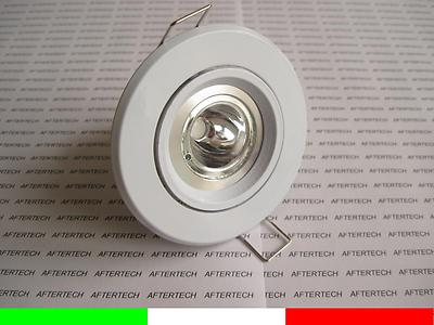 5w COB GU10 RGB FARETTO INCASSO SPOT CAMBIACOLORE 220v ORIENTABILE SUP BIANCO