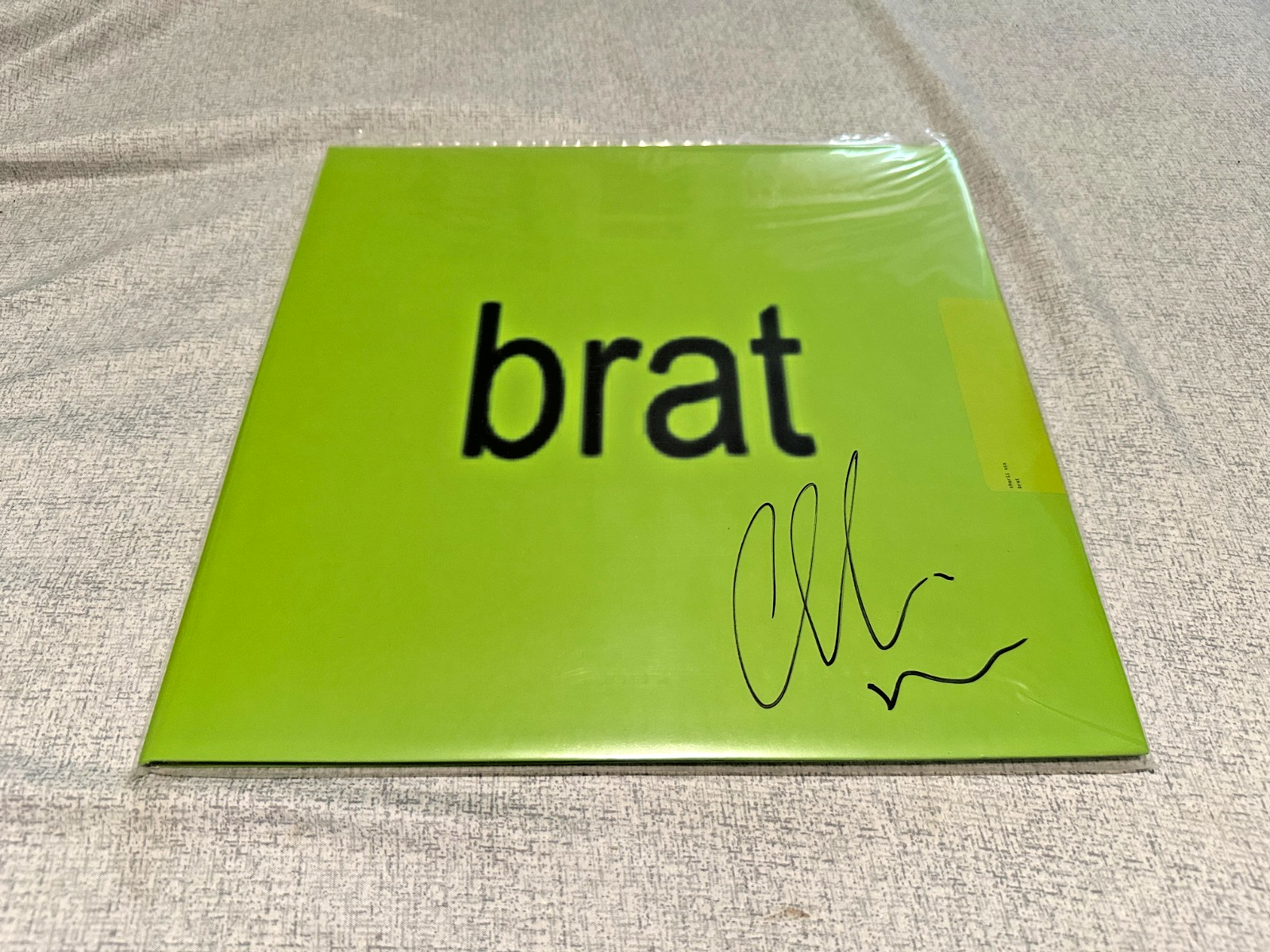 Charli XCX Brat Black Ice Vinyl SIGNED | eBay