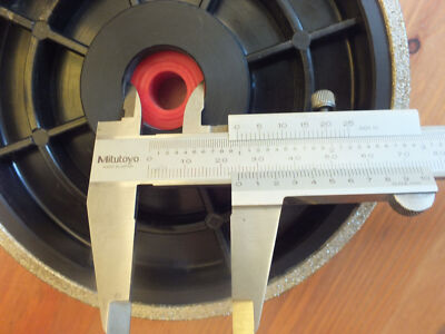 TechDiamondTools Diamond Lapidary Wheel 6''x1.5''; Variety of Grits